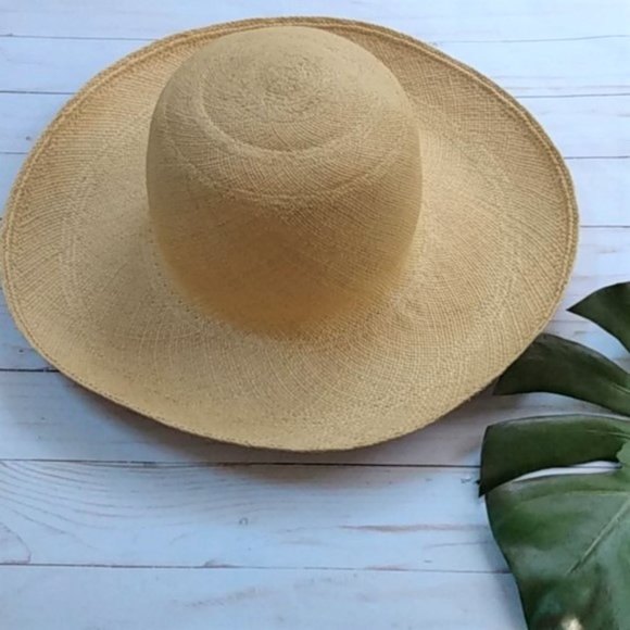 Accessories - Vintage Preppy Beach Floppy Hat